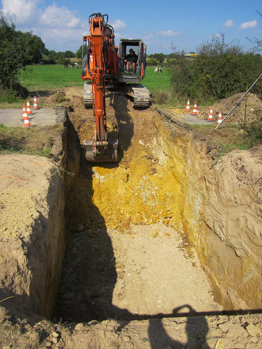 Réalisation de travaux spécifiques à Valanjou par l